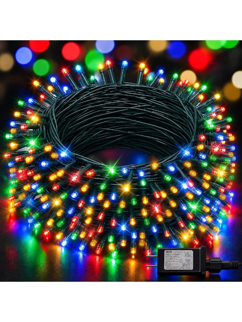 66FT 200 LED Outdoor Christmas String Lights - 8 Modes, Bright & Dazzling Decor